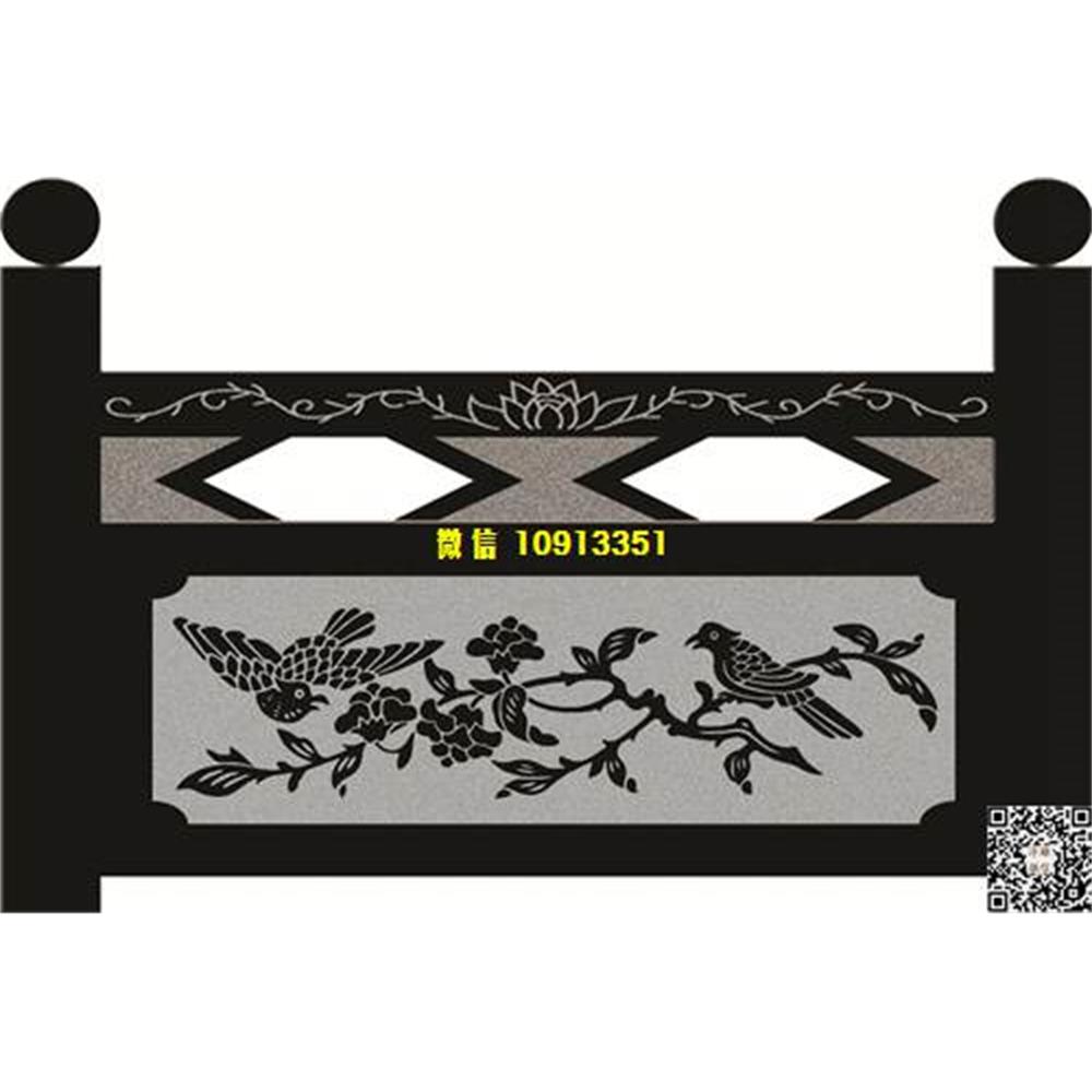 精雕图78花鸟栏板精雕图线雕图线条图单线铣底图_电脑雕刻plt文泰矢量图精雕图浮雕图